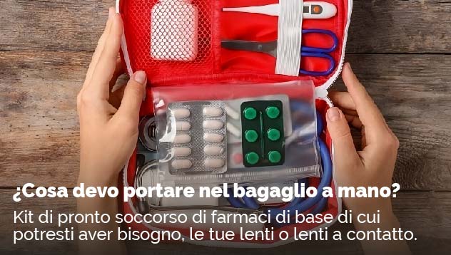¿Cosa devo portare nel bagaglio a mano?