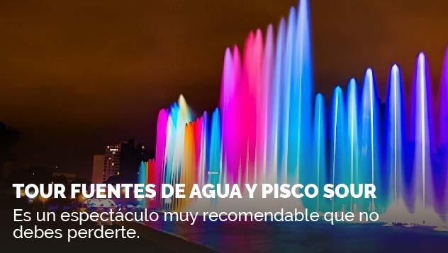 Tour Fuentes de Agua y Pisco Sour