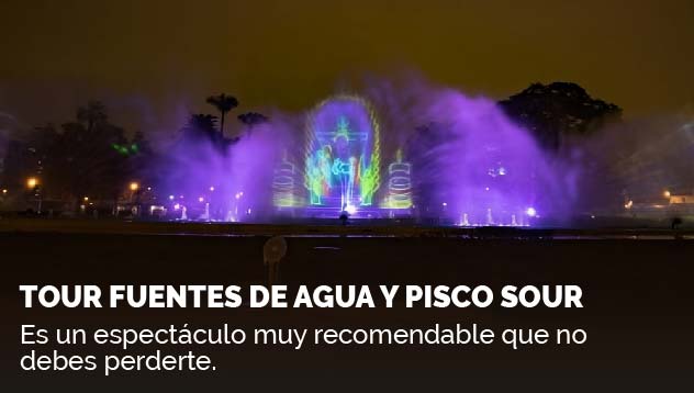 Tour Fuentes de Agua y Pisco Sour