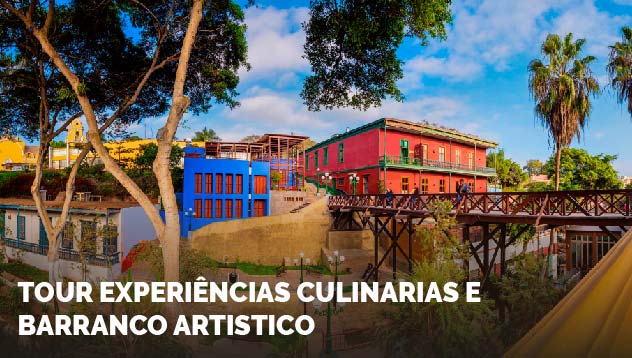 Tour Experiéncias Culinarias e Barranco Artístico